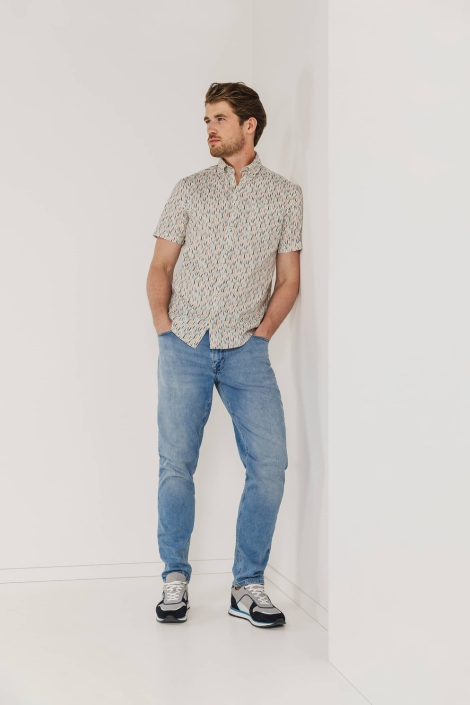 State of Art shirt ss print popli